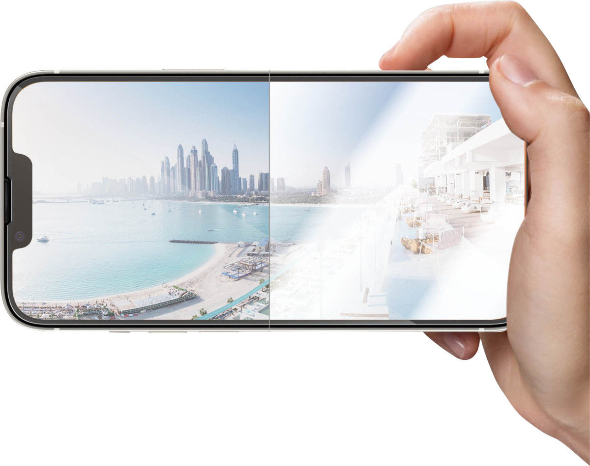 PanzerGlass Ultra-Wide iPhone 14 / 13 / 13 Pro Protector Anti-Glare afbeelding 12