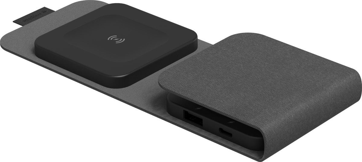 Mophie Snap+ 3-in-1 Travel Charger met Laadpunten en USB-poorten Zwart afbeelding 4