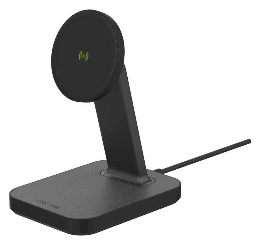 Mophie Snap+ Wireless Stand Bureauhouder 15W met MagSafe Zwart afbeelding 3