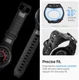Spigen Rugged Armor Pro Galaxy Watch 5 Pro Hoesje en Bandje Zwart afbeelding 7