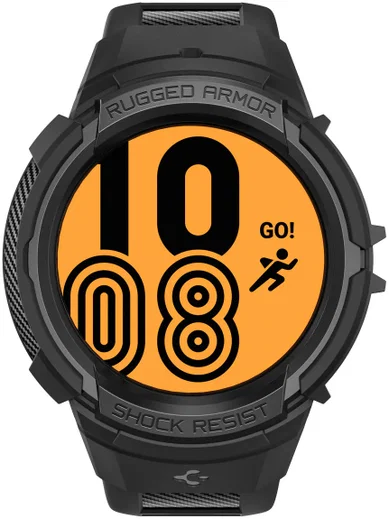 Spigen Rugged Armor Pro Galaxy Watch 5 Pro Hoesje en Bandje Zwart afbeelding 13