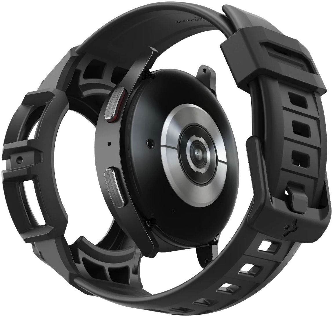Spigen Rugged Armor Pro Galaxy Watch 5 Pro Hoesje en Bandje Zwart afbeelding 3