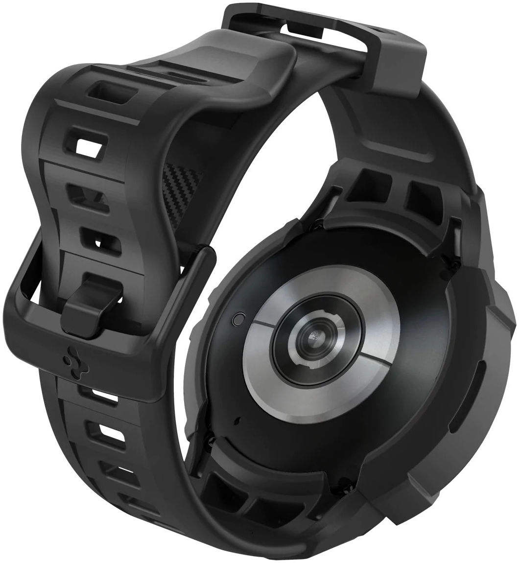 Spigen Rugged Armor Pro Galaxy Watch 5 Pro Hoesje en Bandje Zwart afbeelding 15