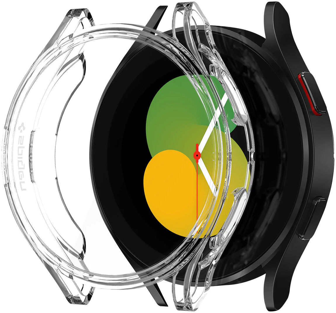 Spigen Ultra Hybrid - Samsung Galaxy Watch 5 / 4 44MM Hoesje - Transparant afbeelding 1