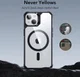 ESR Air Armor HaloLock Apple iPhone 14 Hoesje MagSafe Clear Zwart afbeelding 6