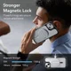 ESR Air Armor HaloLock Apple iPhone 14 Hoesje MagSafe Clear Zwart afbeelding 7