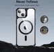 ESR Air Armor HaloLock iPhone 14 Pro Max Hoesje MagSafe Clear Zwart afbeelding 6