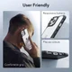 ESR Air Armor iPhone 14 Pro Max Hoesje Back Cover Transparant Zwart afbeelding 6