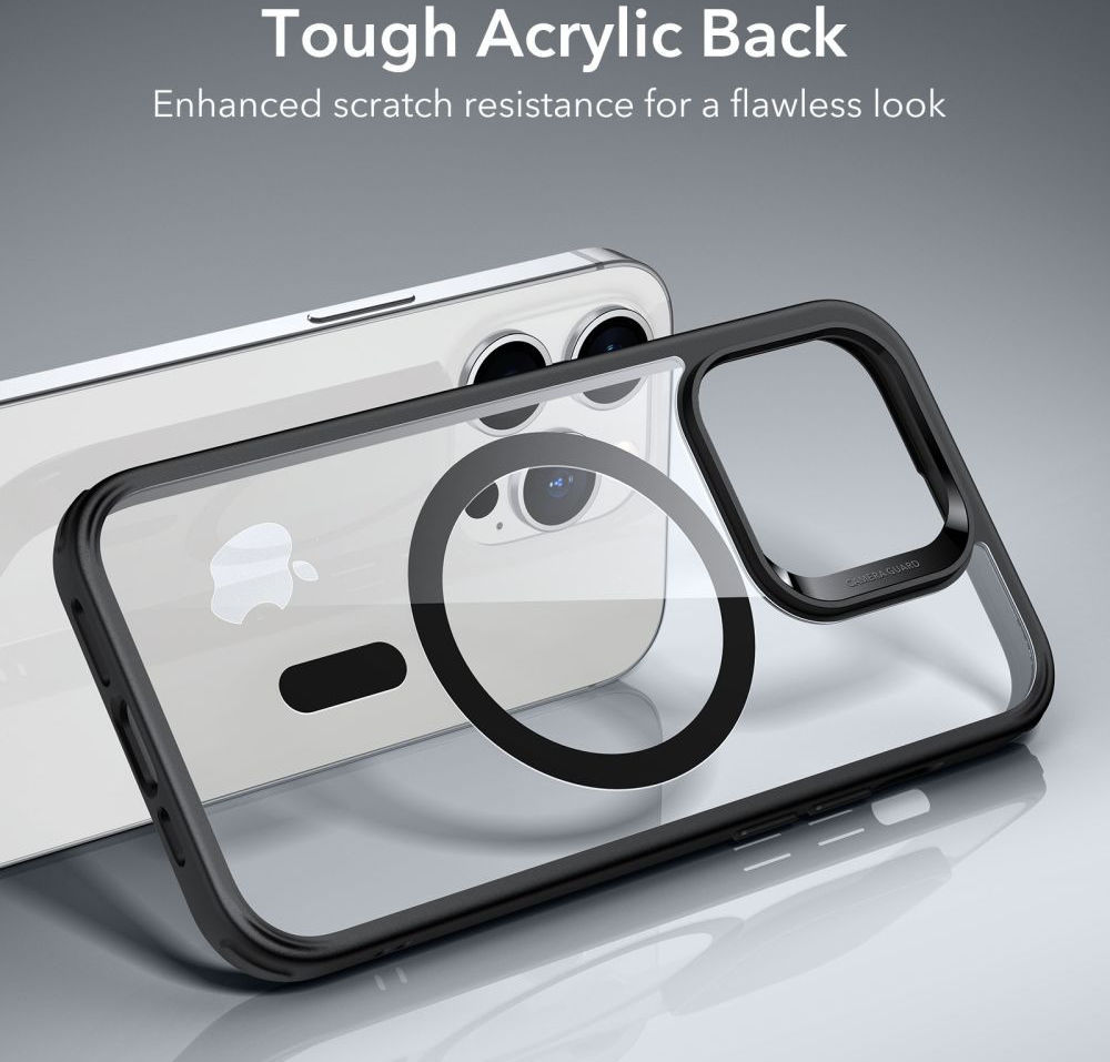 ESR Classic Hybrid HaloLock iPhone 14 Pro Hoesje MagSafe Zwart afbeelding 7