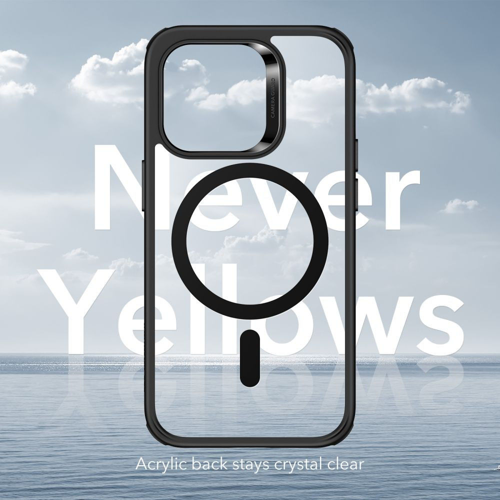ESR Classic Hybrid HaloLock iPhone 14 Pro Hoesje MagSafe Zwart afbeelding 8