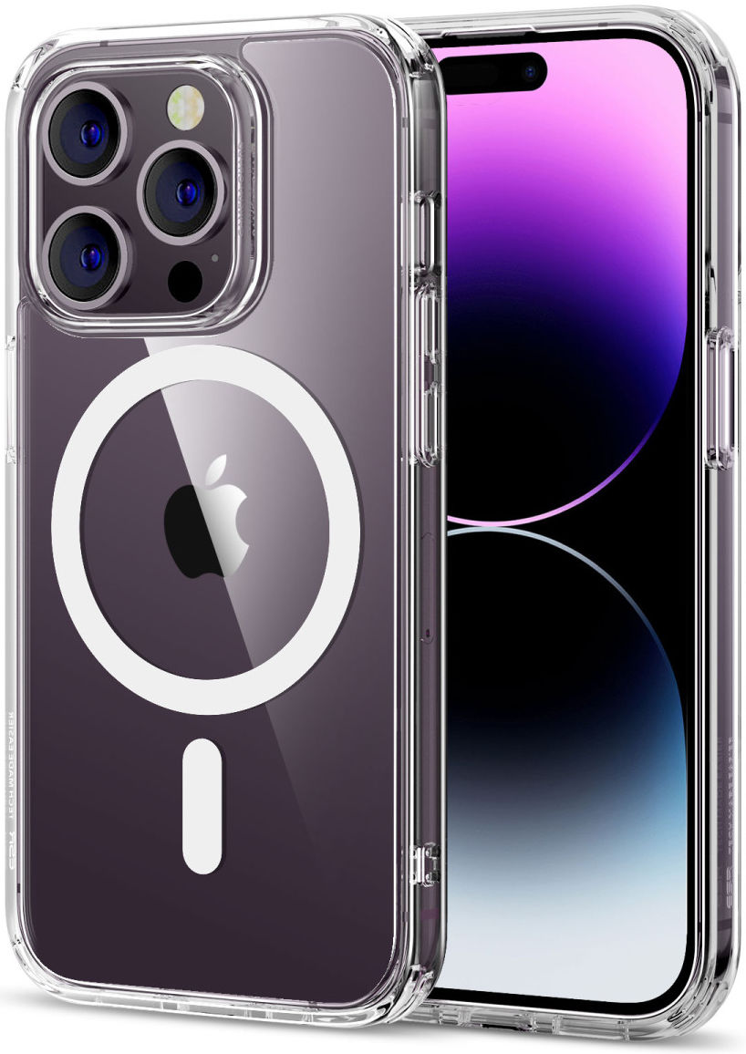 ESR Classic Hybrid iPhone 14 Pro Max Hoesje MagSafe Transparant afbeelding 1