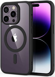 ESR Classic Hybrid iPhone 14 Pro Max Hoesje MagSafe Transparant Zwart afbeelding