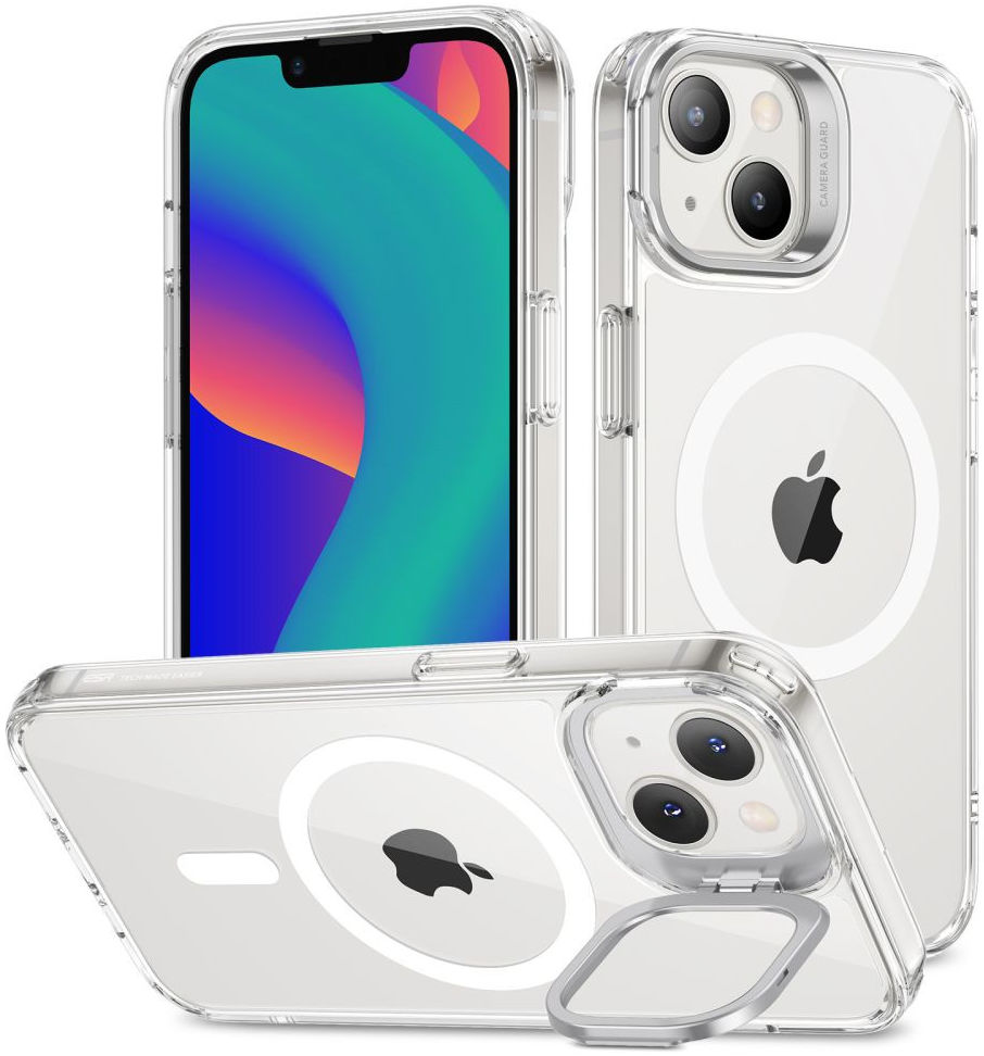 ESR Classic Kickstand Apple iPhone 14 Hoesje MagSafe Transparant afbeelding 2