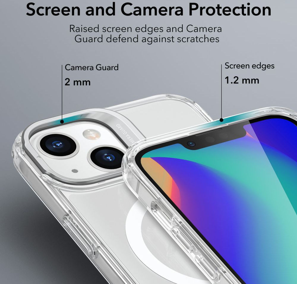 ESR Classic Kickstand Apple iPhone 14 Hoesje MagSafe Transparant afbeelding 10