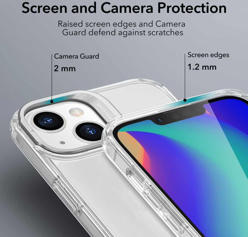 ESR Classic Kickstand Apple iPhone 14 Hoesje Back Cover Transparant afbeelding 9