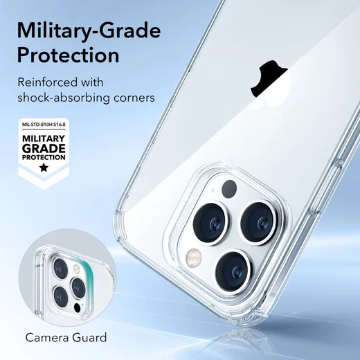 ESR Krystec Apple iPhone 14 Pro Max Hoesje Back Cover Transparant afbeelding 4