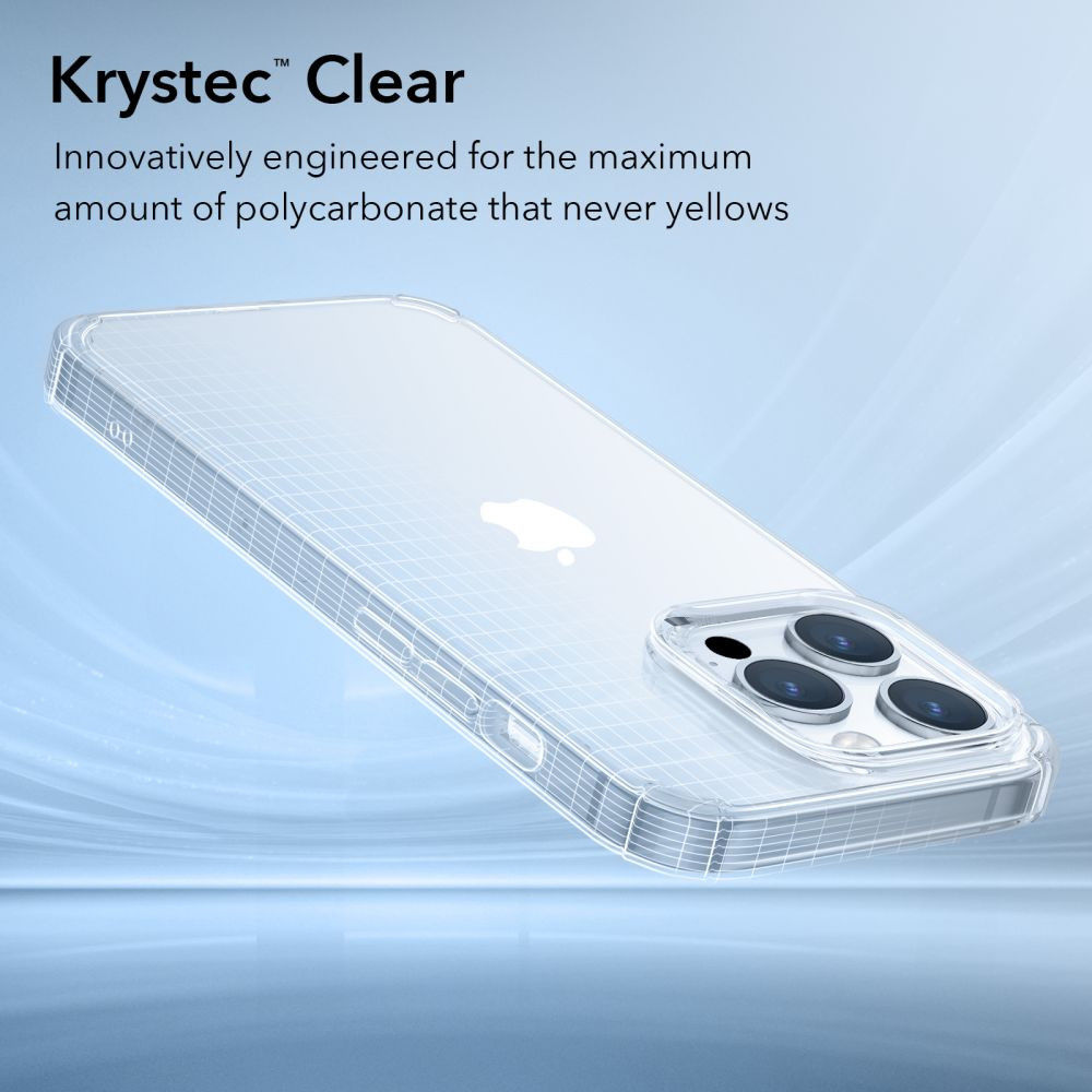 ESR Krystec Apple iPhone 14 Pro Max Hoesje Back Cover Transparant afbeelding 5