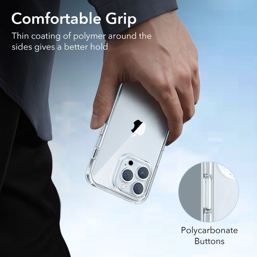 ESR Krystec Apple iPhone 14 Pro Max Hoesje Back Cover Transparant afbeelding 6