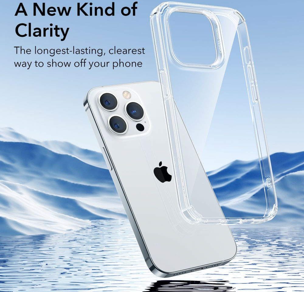 ESR Krystec Apple iPhone 14 Pro Max Hoesje Back Cover Transparant afbeelding 7