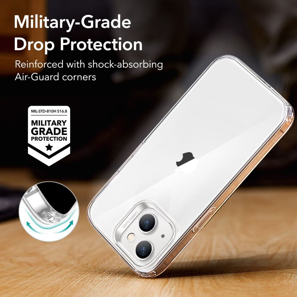 ESR Project Zero Apple iPhone 13 / 14 Hoesje Dun TPU Transparant afbeelding 5