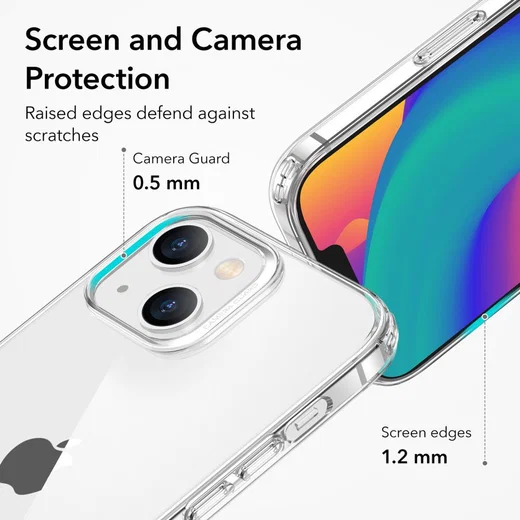 ESR Project Zero Apple iPhone 13 / 14 Hoesje Dun TPU Transparant afbeelding 7