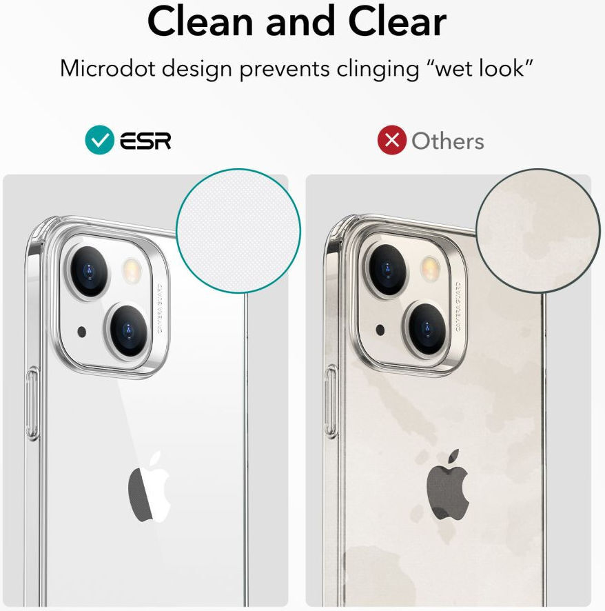 ESR Project Zero Apple iPhone 13 / 14 Hoesje Dun TPU Transparant afbeelding 10
