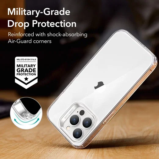 ESR Project Zero Apple iPhone 14 Pro Hoesje Dun TPU Transparant afbeelding 4