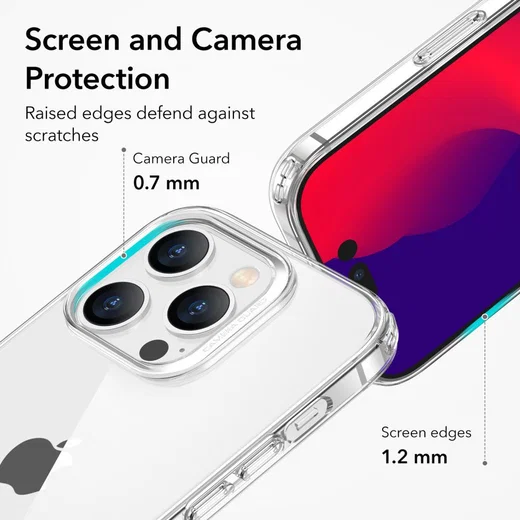 ESR Project Zero Apple iPhone 14 Pro Hoesje Dun TPU Transparant afbeelding 6