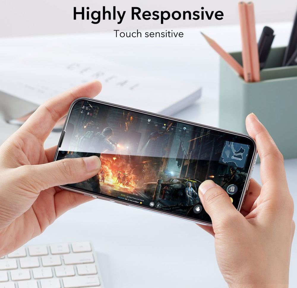 ESR Apple iPhone 14 Screen Protector Tempered Glass met Montageframe afbeelding 7