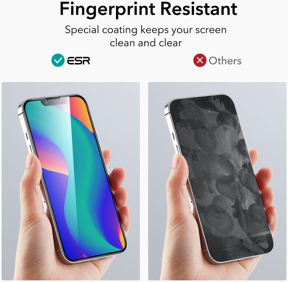 ESR Apple iPhone 14 Screen Protector Tempered Glass met Montageframe afbeelding 9