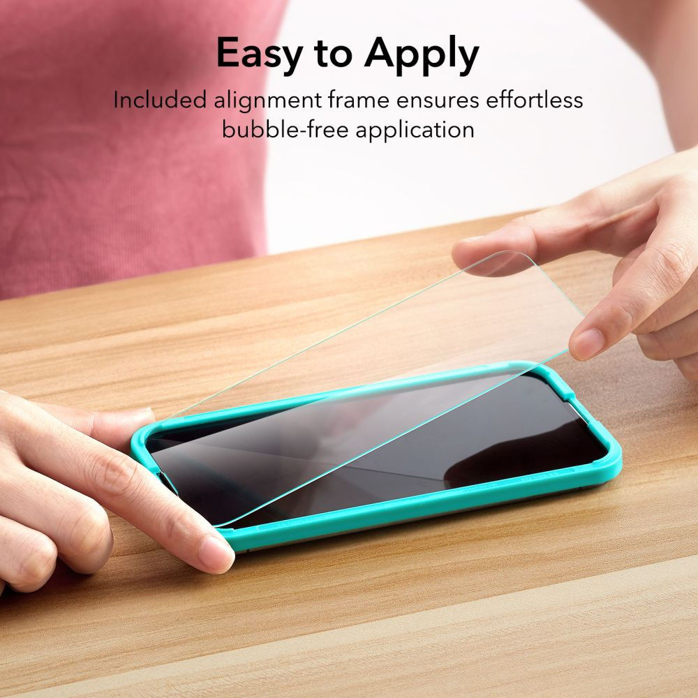 ESR iPhone 14 Pro Max Screen Protector Tempered Glass met Montageframe afbeelding 5