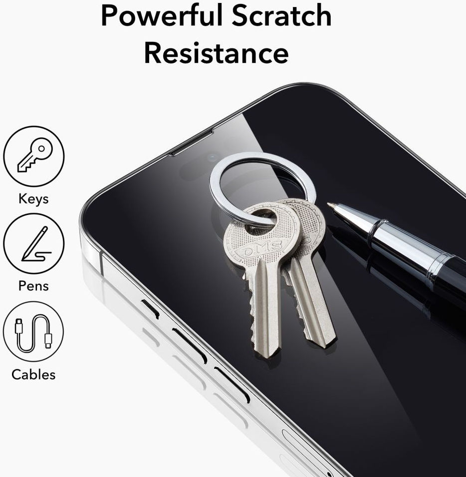 ESR iPhone 14 Pro Max Screen Protector Tempered Glass met Montageframe afbeelding 8