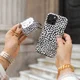 Burga Tough Case Apple iPhone 14 Hoesje Almond Latte Print afbeelding 5