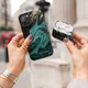 Burga Tough Case Apple iPhone 14 Hoesje Emerald Pool Print afbeelding 6