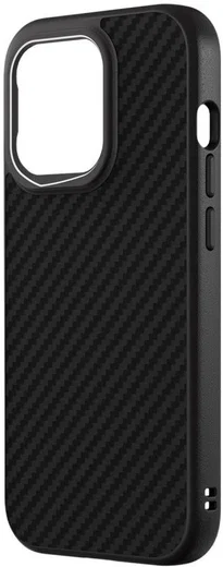 RhinoShield SolidSuit Apple iPhone 14 Hoesje Carbon Fiber Zwart afbeelding 2