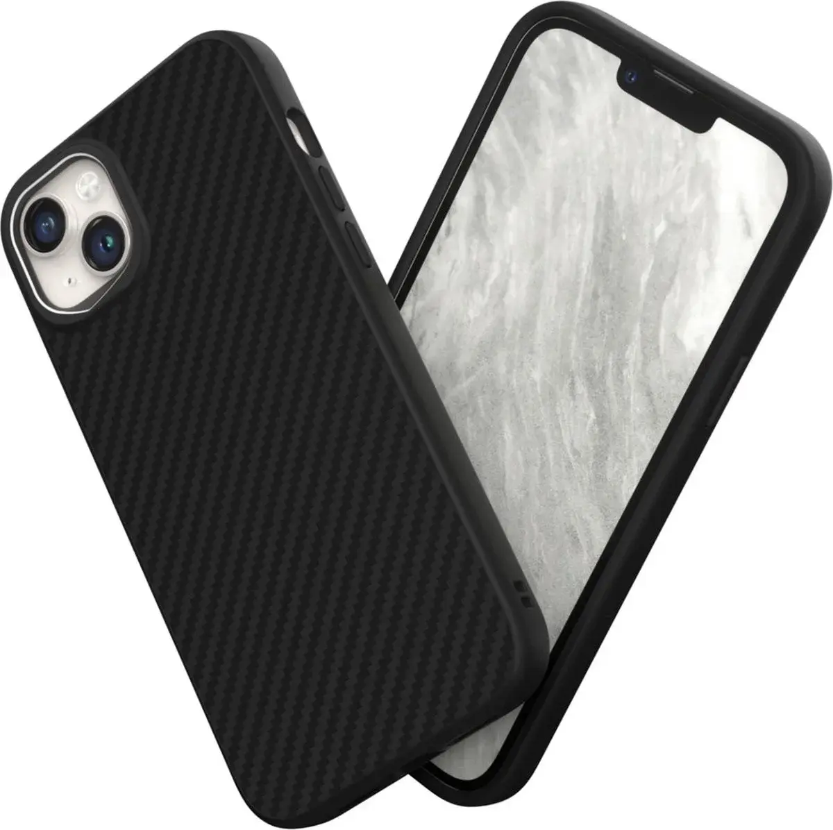 RhinoShield SolidSuit Apple iPhone 14 Plus Hoesje Carbon Fiber Zwart afbeelding 4