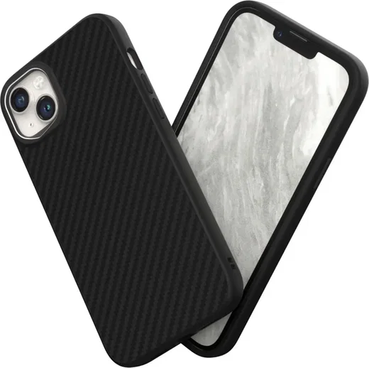RhinoShield SolidSuit Apple iPhone 14 Plus Hoesje Carbon Fiber Zwart afbeelding 4