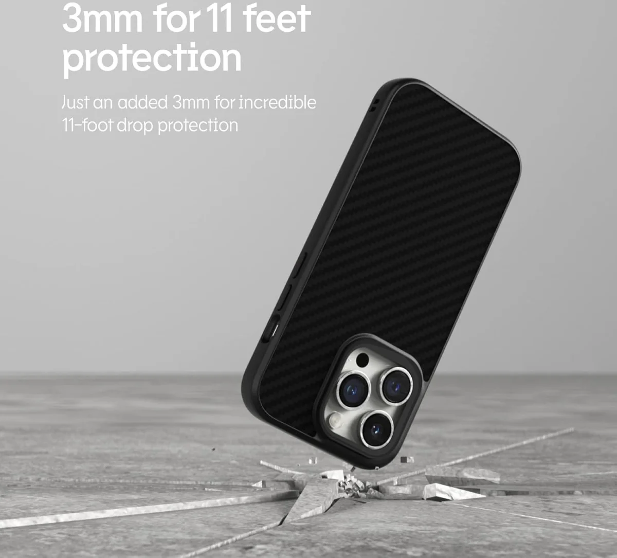 RhinoShield SolidSuit Apple iPhone 14 Plus Hoesje Carbon Fiber Zwart afbeelding 5