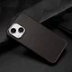 Dux Ducis Naples Apple iPhone 14 Hoesje MagSafe Echt Leer Coffee afbeelding 3