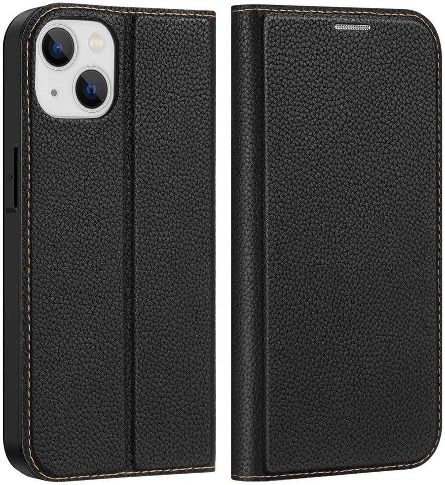 Dux Ducis Skin X2 Apple iPhone 14 Hoesje Book Case Zwart afbeelding 2
