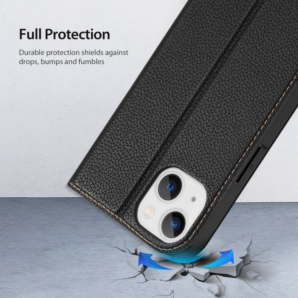 Dux Ducis Skin X2 Apple iPhone 14 Hoesje Book Case Zwart afbeelding 5