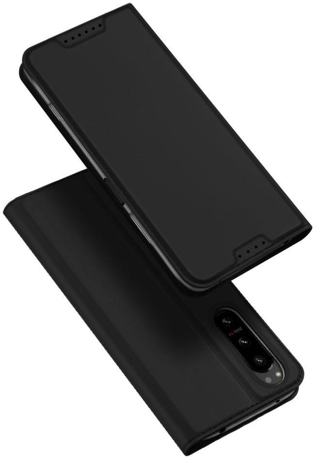 Dux Ducis Skin Pro Sony Xperia 5 IV Hoesje Portemonnee Zwart afbeelding 2