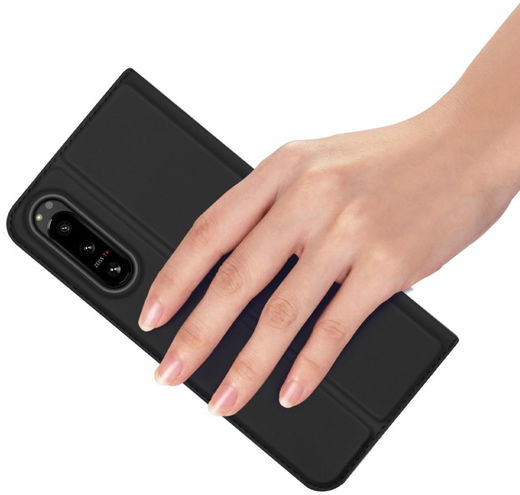 Dux Ducis Skin Pro Sony Xperia 5 IV Hoesje Portemonnee Zwart afbeelding 7