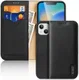 Dux Ducis Hivo Apple iPhone 14 Hoesje RFID Book Case Zwart afbeelding 1
