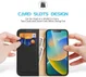 Dux Ducis Hivo Apple iPhone 14 Hoesje RFID Book Case Zwart afbeelding 2