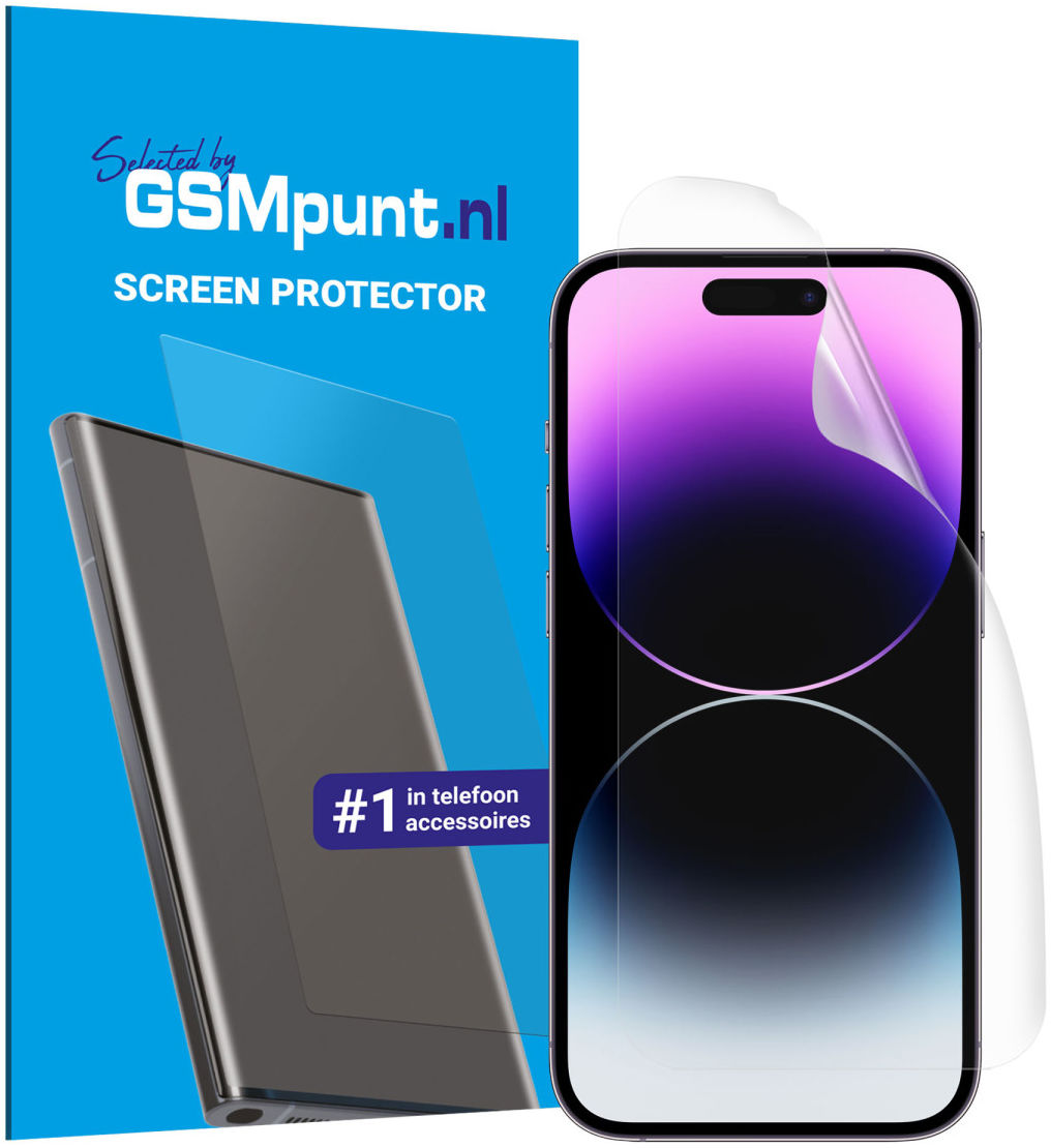 Apple iPhone 14 Pro Display Folie Case Friendly Screenprotector afbeelding 1