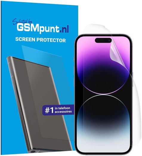 Apple iPhone 14 Pro Display Folie Case Friendly Screenprotector afbeelding 1