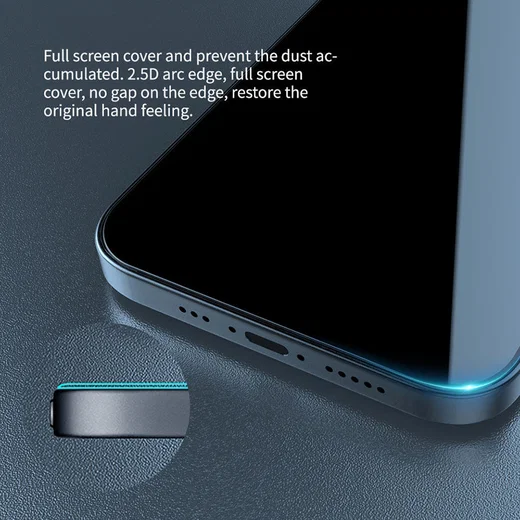 Nillkin iPhone 14 Pro Max Screen Protector Privacy Tempered Glass 9H afbeelding 9