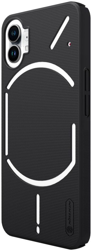 Nillkin Super Frosted Shield Nothing Phone 1 Hoesje Back Cover Zwart afbeelding 2