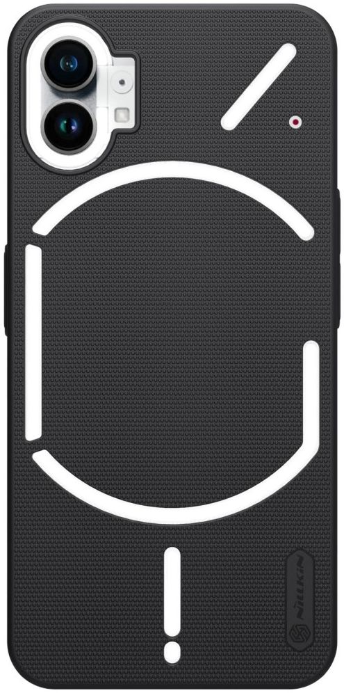 Nillkin Super Frosted Shield Nothing Phone 1 Hoesje Back Cover Zwart afbeelding 4